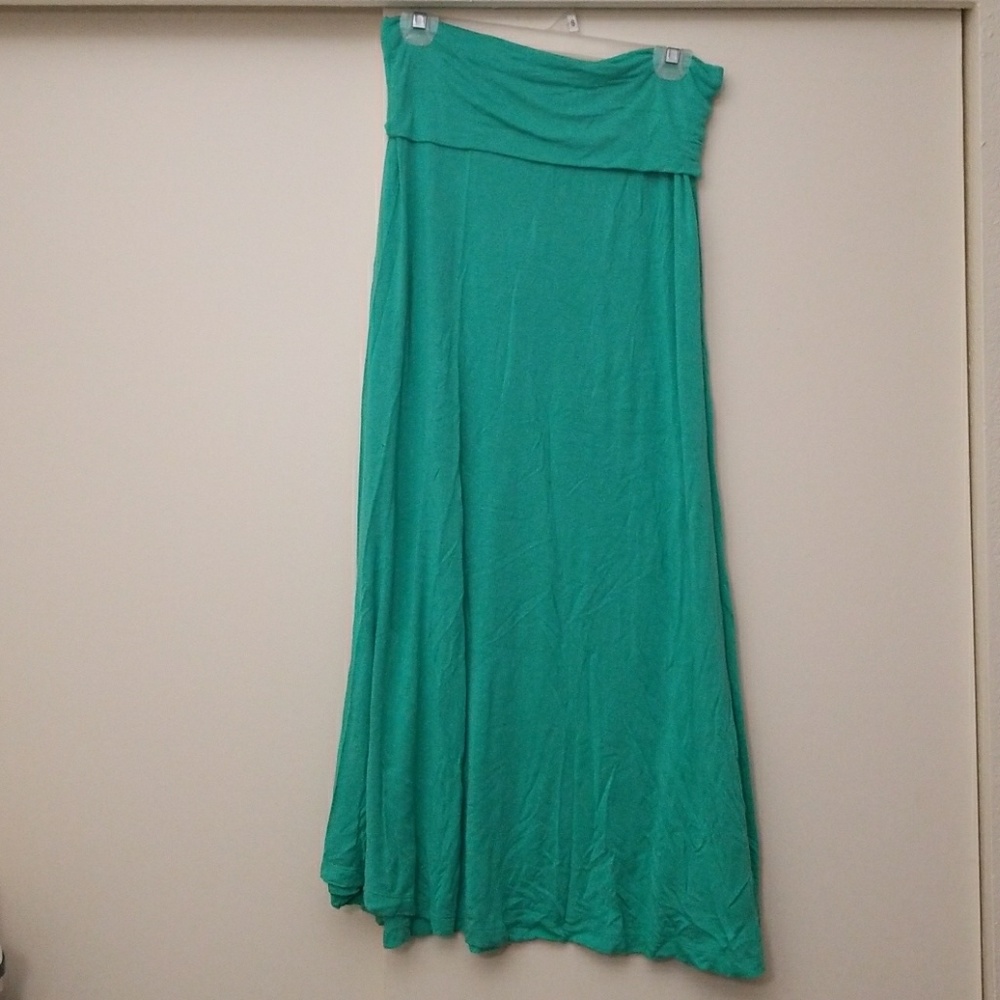 Mint Green Maxi Skirt